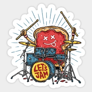 Let's Jam Sticker